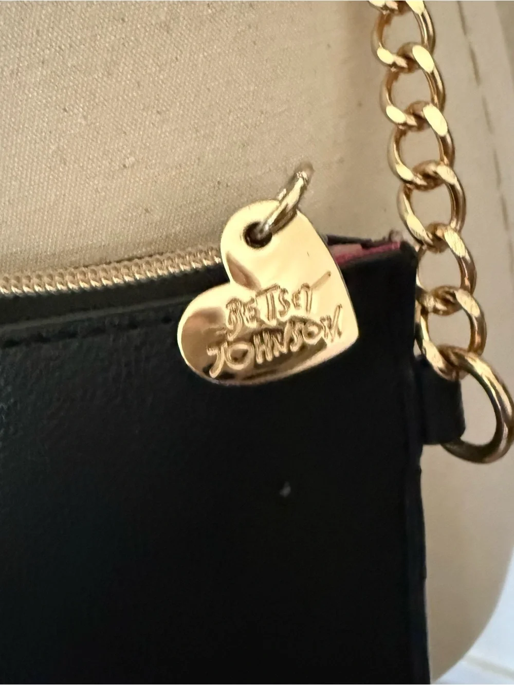 Betsey Johnson Faux Leather Crossbody Bag